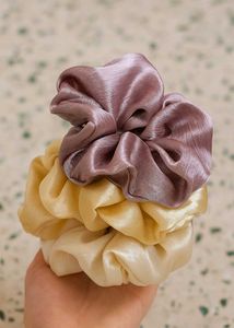 Silk Scrunchie Set