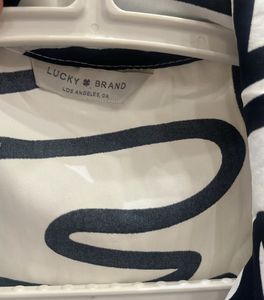 Patterned Short Sleeve Top