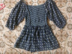 Blue Korean Top