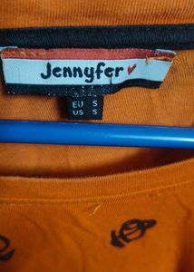 Cute Orange Graphic Tee