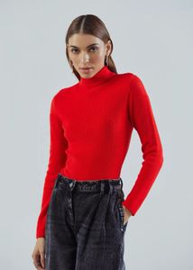Red Turtleneck Sweater