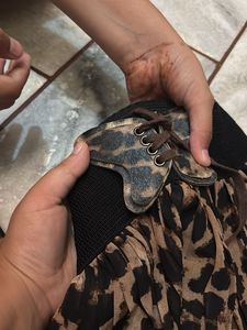 Leopard Print Maxi Skirt