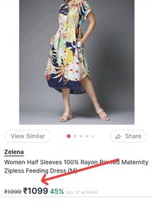 Floral Maternity Midi Dress Used Rarely Women XL