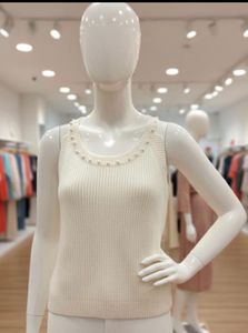 Elegant Sleeveless Knit Tank Top