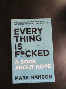 "Everything Is F*cked" - Mark Manson Book