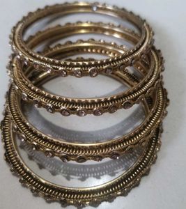 Golden Bangles Set