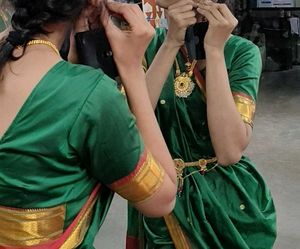 Pre-Stiched Nauvari Saree