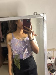 Floral Applique Tank