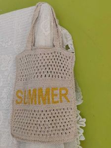 anko Summer Crochet Tote Bag