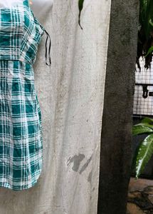 16296. Cute Plaid Mini Dress