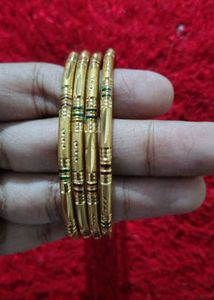 Gold Bangles (Set of 4) 2