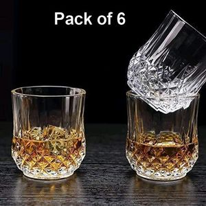 Heavy Unbreakable Plastic Crystal Transparent Wate