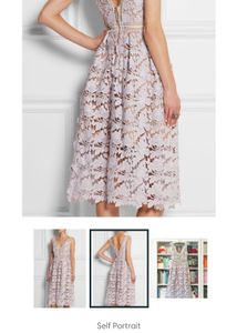 Floral Lace Midi Dress