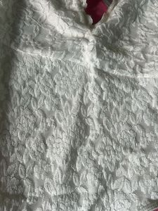 Elegant White Lace Bodysuit