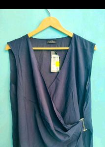 Blue Sleeveless Top