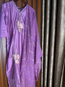 Chanderi Silk Suit Set
