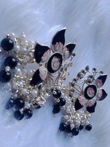 Floral Beaded Earrings