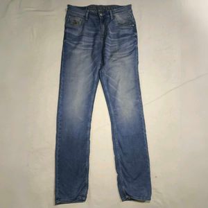 US POLO ASSAN Blue Cotton Jeans
