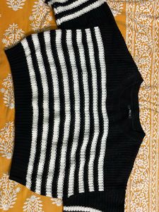 Striped Knit Sweater