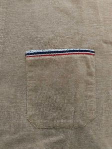 khaki/beige shoppers stop polo.