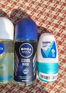 Nivea &amp; Rexona Deodorant Roll-Ons