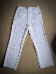 White Straight Leg Jeans