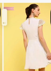 High Neck Lace Dress