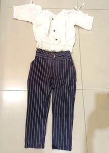 beautiful top and pants for girls (4-5 years)