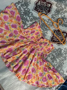 Floral Spaghetti Top