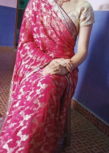 Red Banarasi Saree