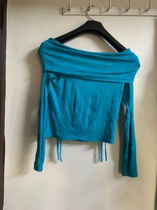 Teal Long Sleeve Top