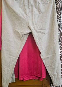 Pink Casual Top + Free Pant