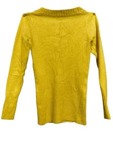 Stylish Yellow Knit Top