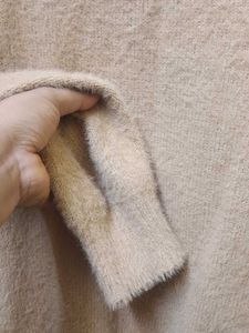 Cozy Beige V-Neck Sweater