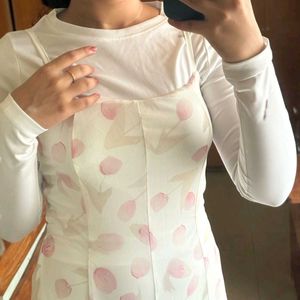 Tupil Print A Line Dress Savana