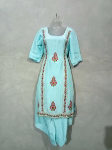 Sky Blue Salwar Suit