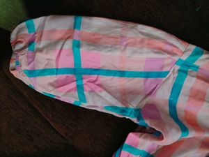 Pink Frock , Balloon Sleeve Fit &amp; Flare