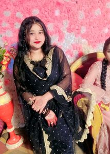 Elegant Black Net Dupatta