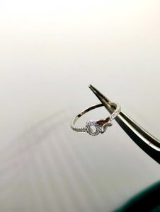 💞💍🌝Butterfly With Moon StearlinRing Silver Ring