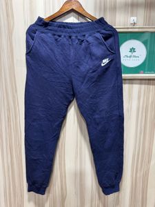 Nike Navy Blue Sherpa Fleece Lined Sweatpants