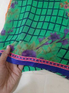 82)New Double Shaded Saree
