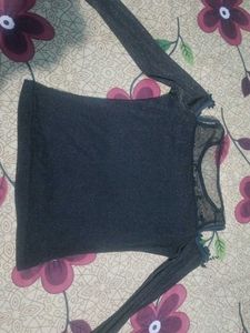 Stylish Black Long Sleeve Top