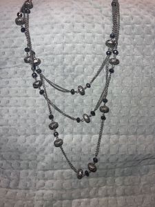 Multilayer Silver Necklace