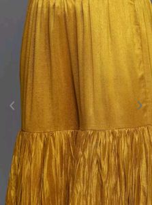 Embroidered Mustard Silk Blend Kurta Set