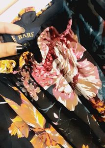 Colourful Black Dress