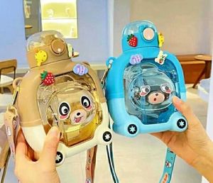 Cartoon Designer Teddy Water Bottle