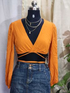Urbanic Tie Up Crop Top