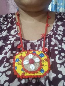 Handmade Cowrie Shell Necklace &amp; Earring Set