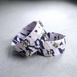 handmade fabrics bangles.