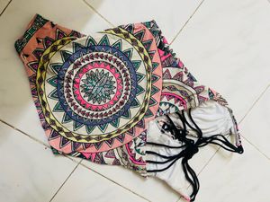 Patterned Swim Cover-Up